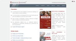 Desktop Screenshot of emmanuel-legeard.com